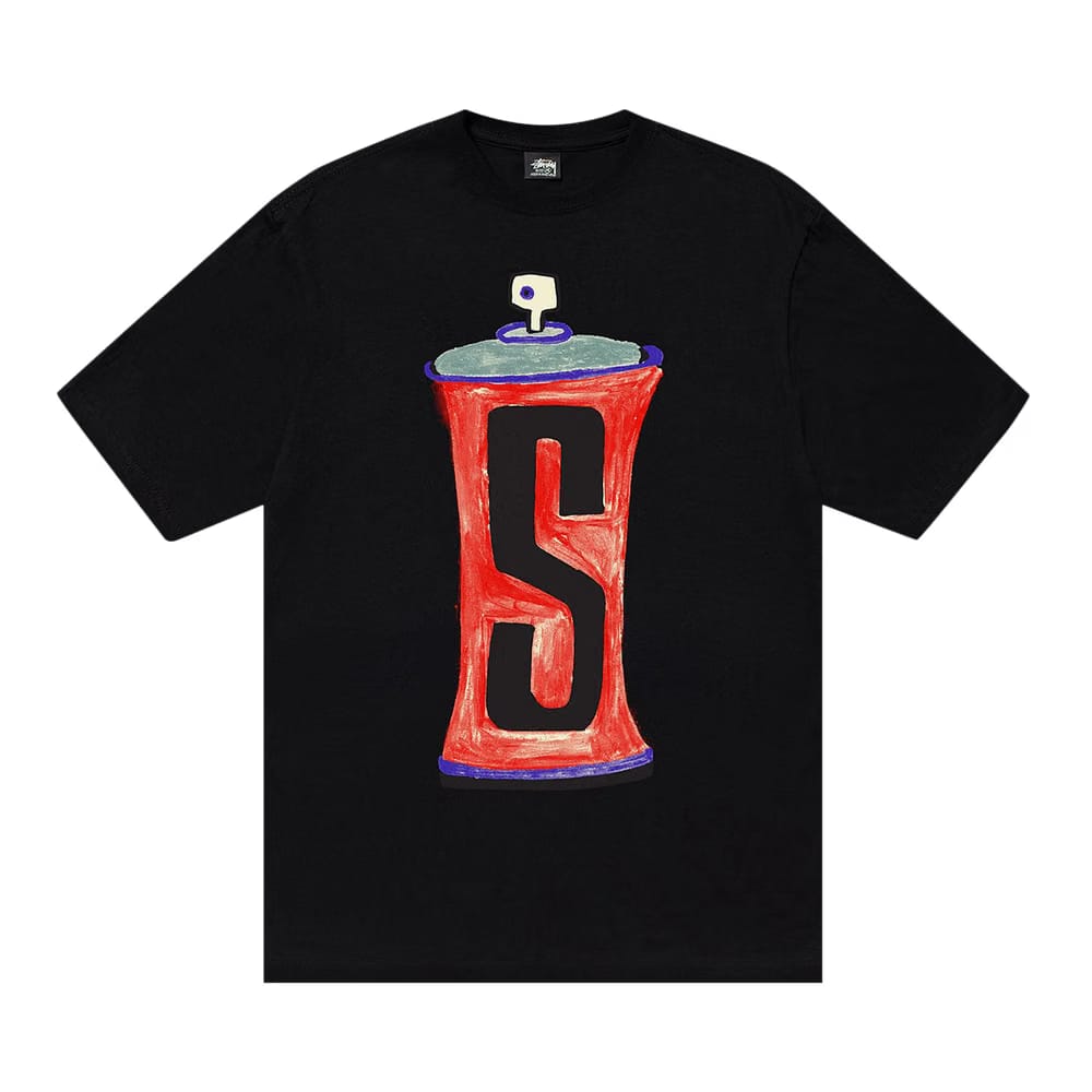Stussy Spraycan T-Shirt Black