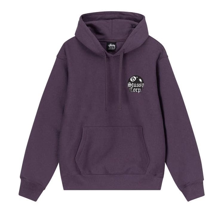 Stussy 8 Ball Corp. Hoodie Grape
