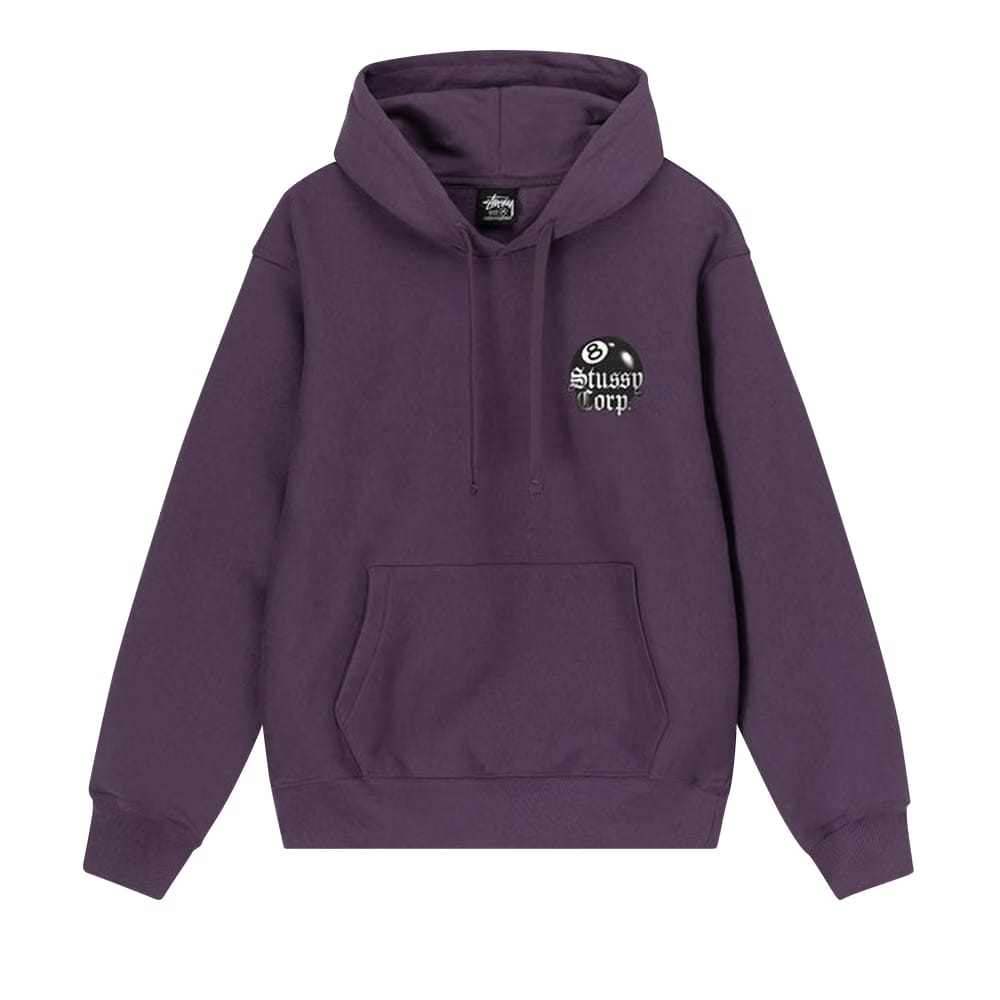 Stussy 8 Ball Corp. Hoodie Grape