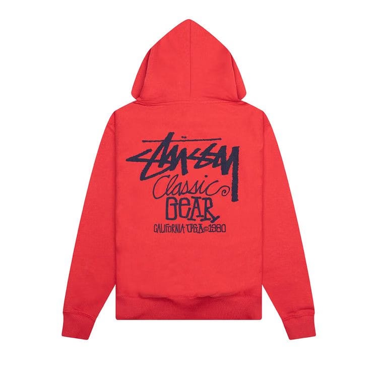 Stussy Classic Gear Hoodie Cayenne