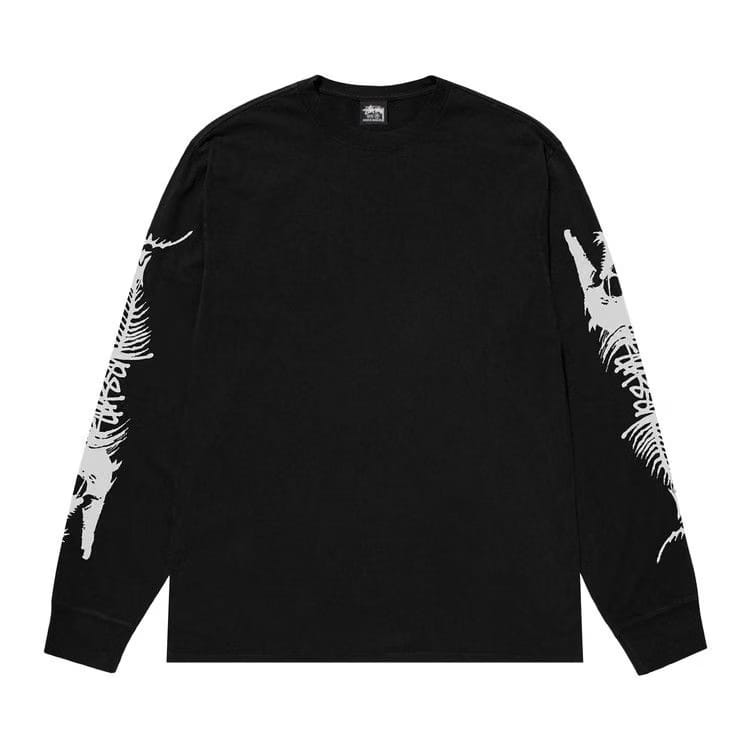 Stussy Barracuda Long-Sleeve T-Shirt Black