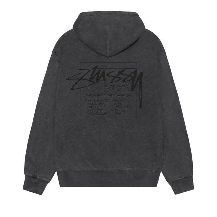 Stussy Modern Age Hoodie Pigment Dyed Black