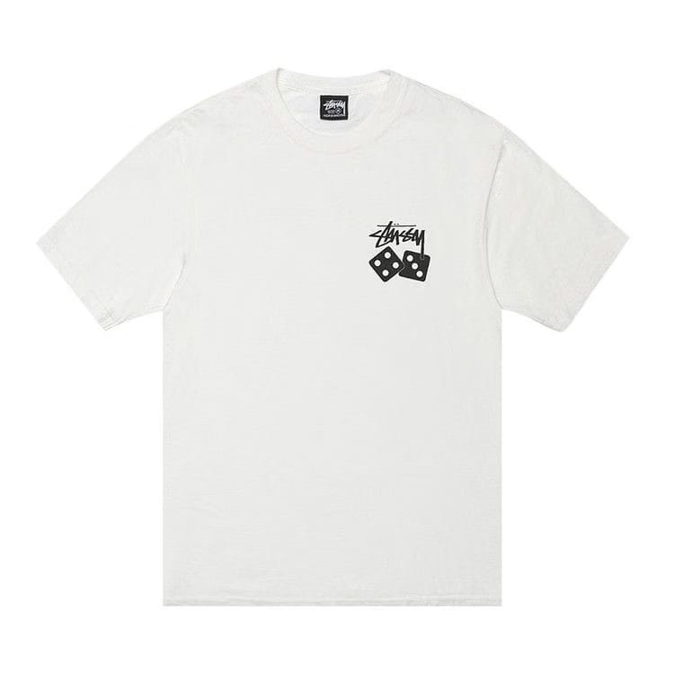 Stussy Dice T-Shirt Pigment Dyed Natural