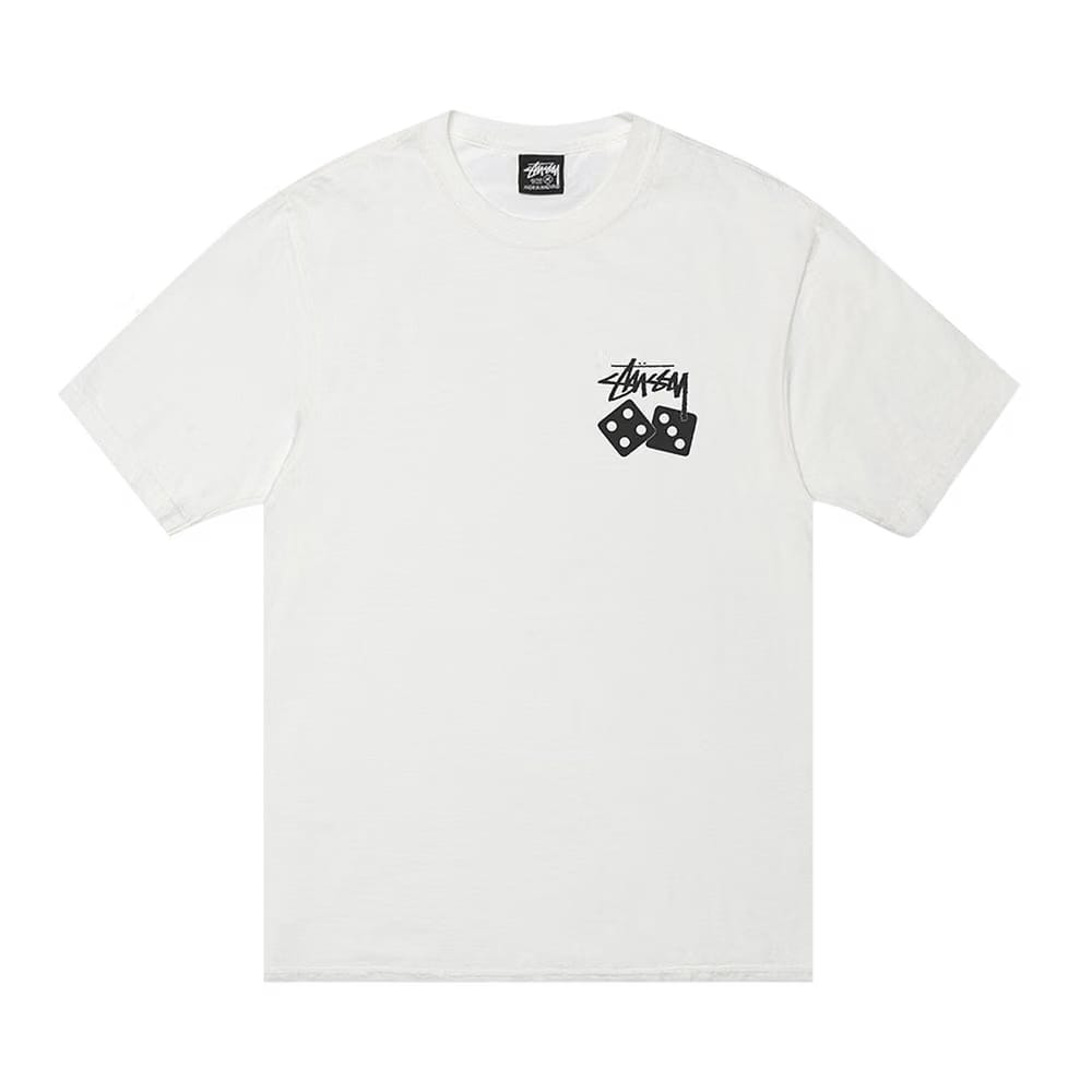 Stussy Dice T-Shirt Pigment Dyed Natural