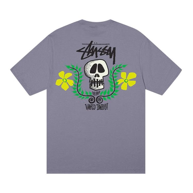 Stussy Skull Crest T-Shirt Mauve