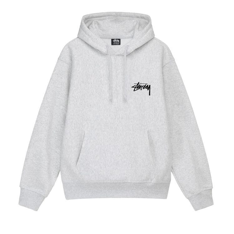 Stussy Plush Hoodie Ash Heather