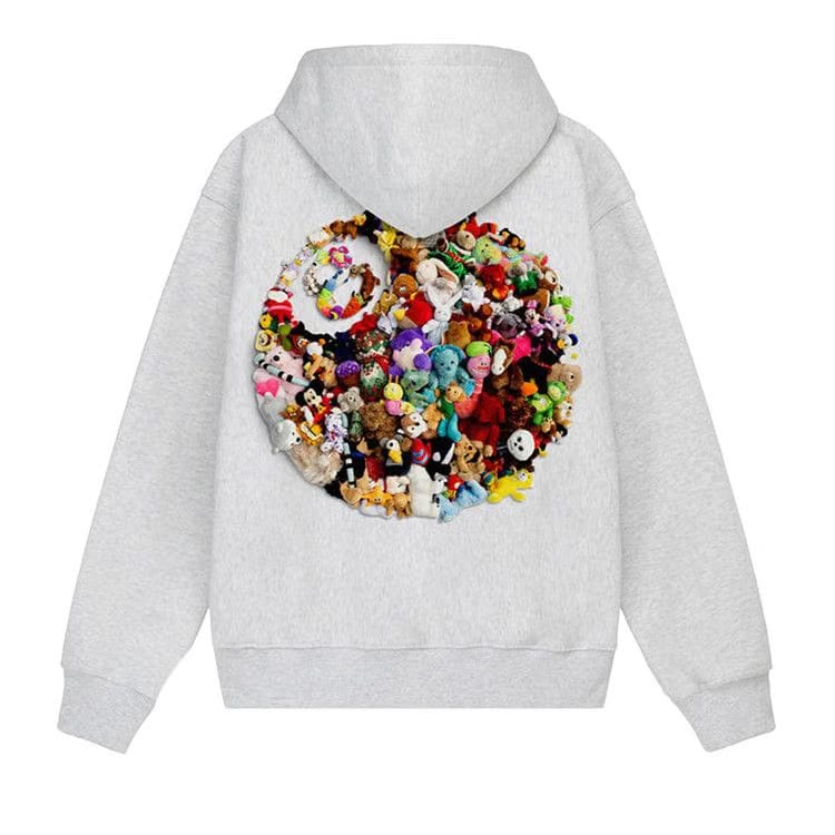 Stussy Plush Hoodie Ash Heather