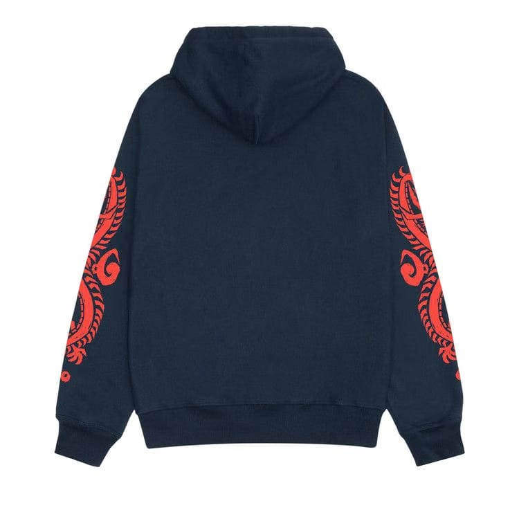 Stussy Dragons Zip Hoodie Navy