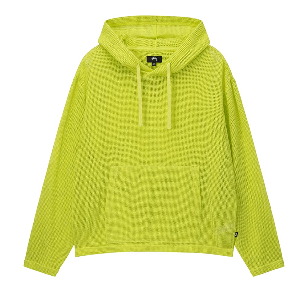 Stussy Cotton Mesh Hoodie Lime