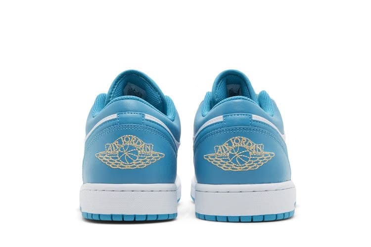 Air Jordan 1 Low WhiteCelestial GoldAquatone