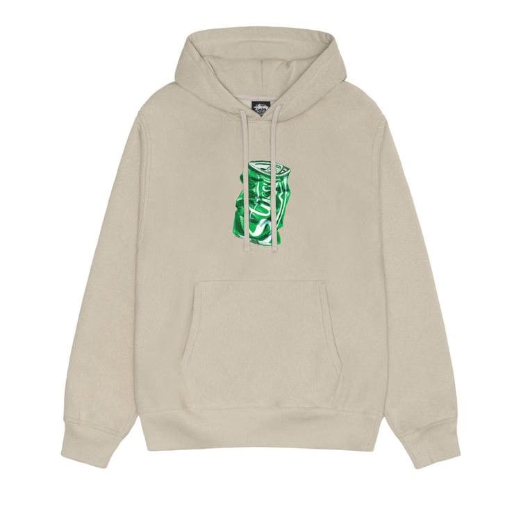 Stussy Soda Can Hoodie Khaki