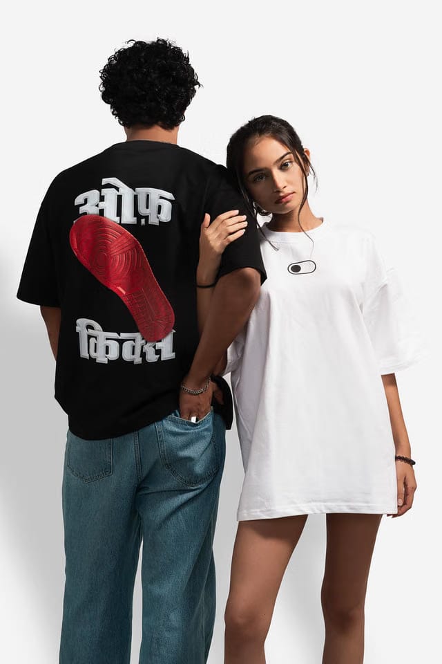 Imprint T-Shirt - Black & White ( 2 pack )