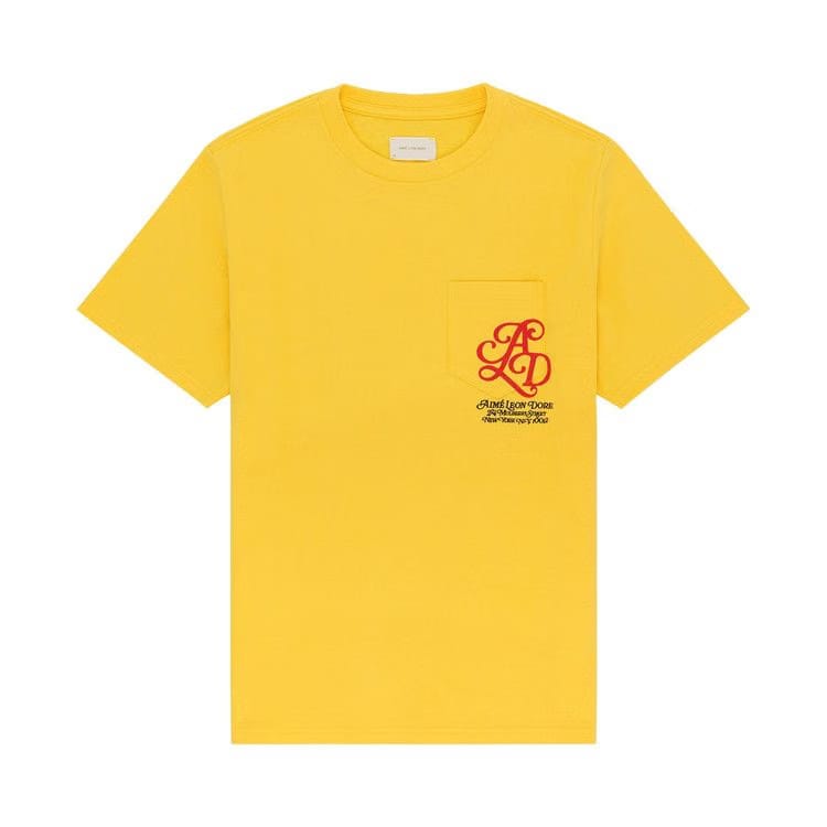 Aimé Leon Dore Monogram Pocket T-Shirt Dandelion