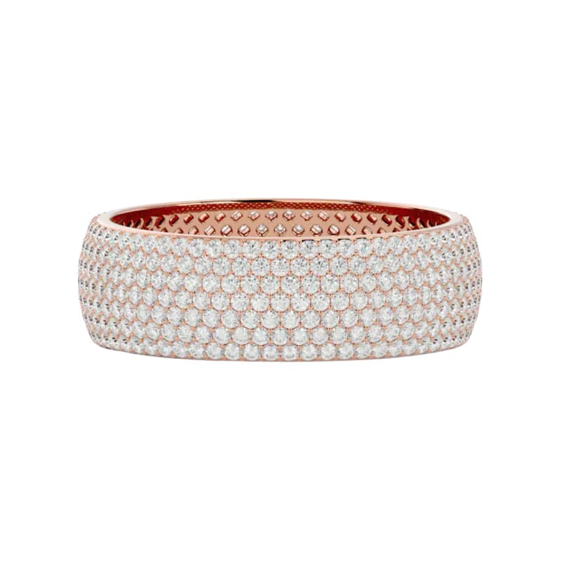 SEVEN ROW INFINITY BAND ROSE GOLD
