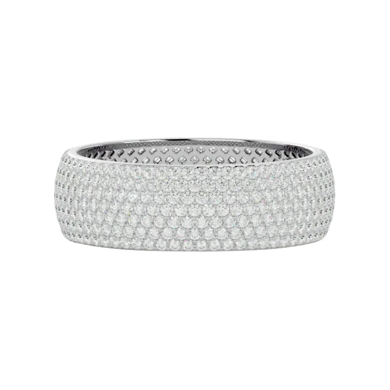 SEVEN ROW INFINITY BAND SILVER