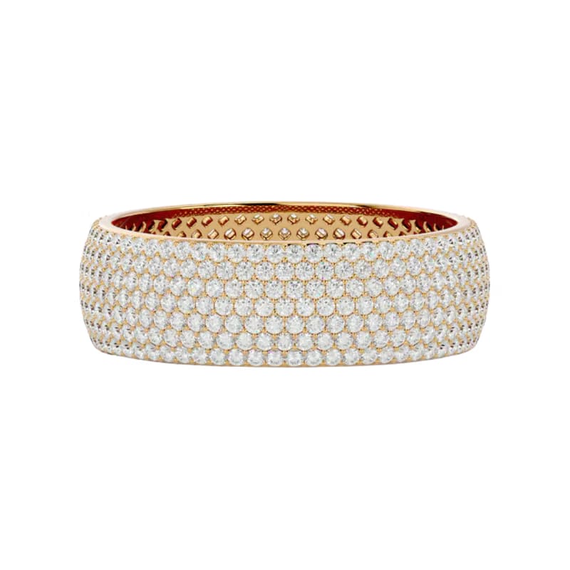 SEVEN ROW INFINITY BAND GOLD