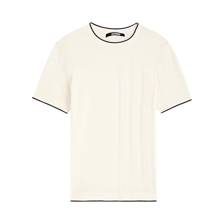 Jacquemus Le Tricot T-Shirt Off White