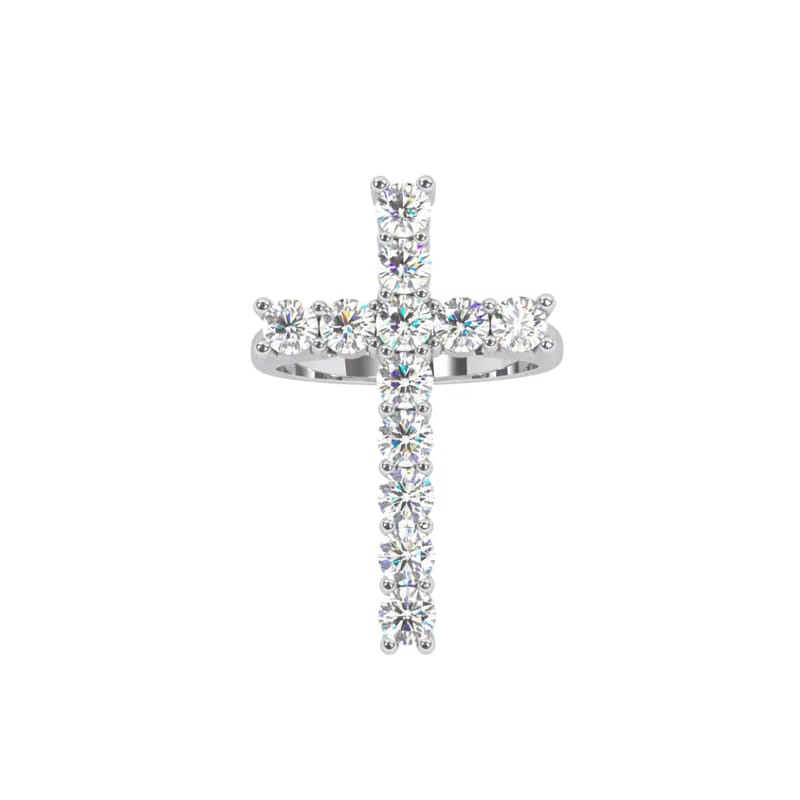 CRUCIFIX BAND SILVER