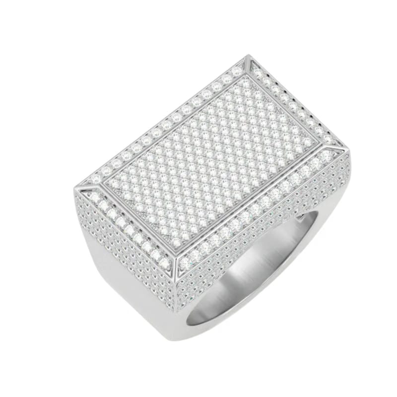 OBLONG SEAL RING SILVER