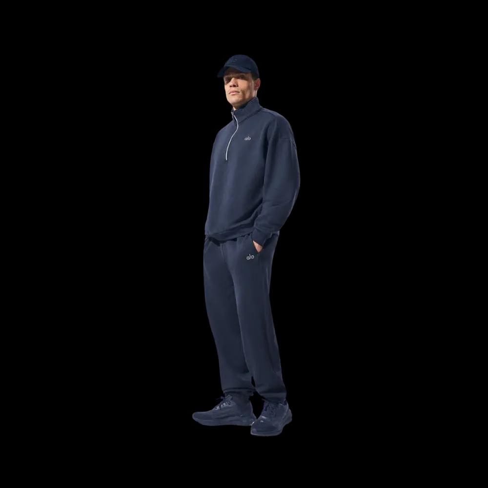 Alo Accolade 1/4 Zip Pullover Navy