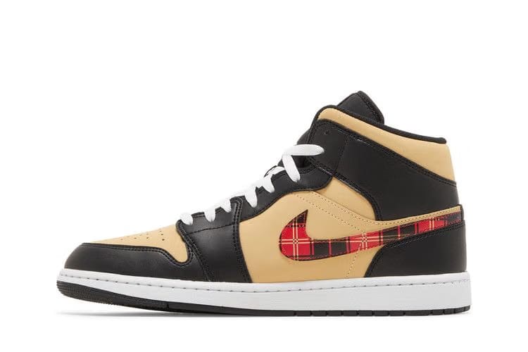 Air Jordan 1 Mid SE 'Tartan Swoosh