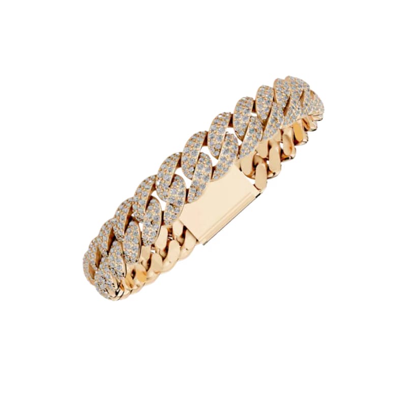 10MM ELEVATED HAVANA LINK ROSE GOLD