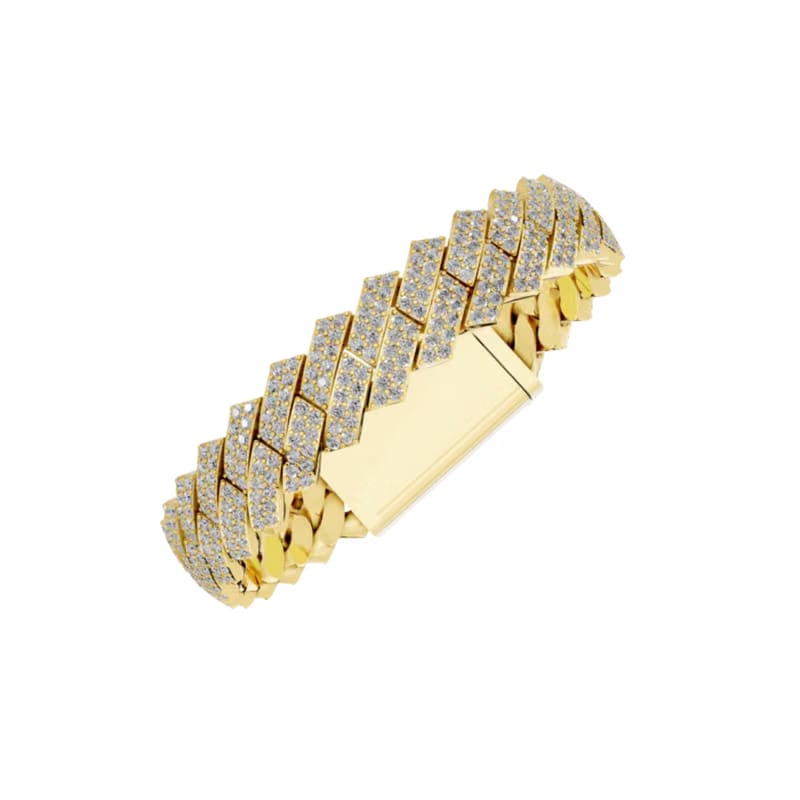 12MM ELEVATED HAVANA LINK GOLD