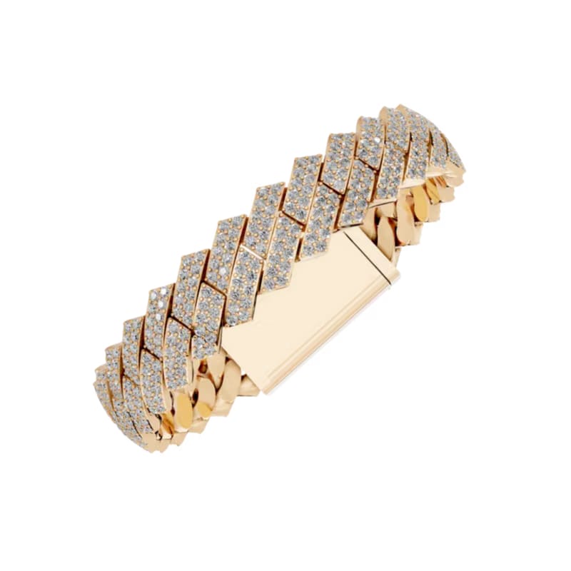 12MM ELEVATED HAVANA LINK ROSE GOLD