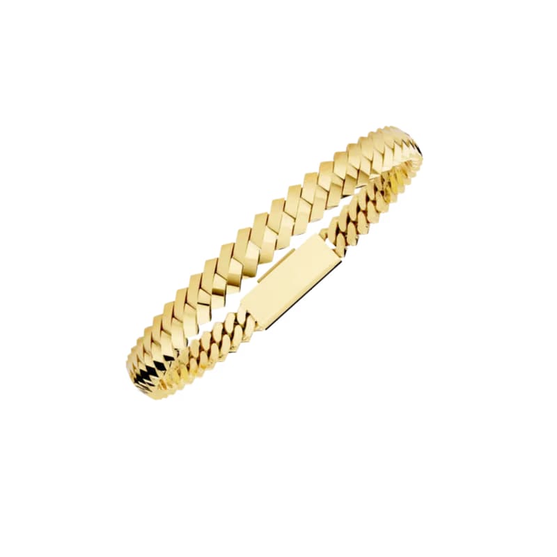 6MM SOLID ELEVATED HAVANA GOLD