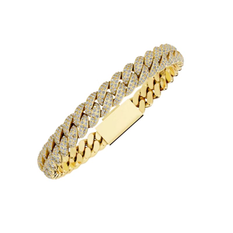 8MM HAVANA LINK GOLD