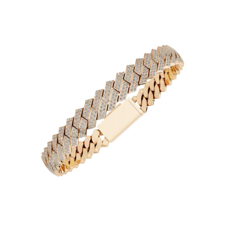 8MM ELEVATED HAVANA LINK ROSE GOLD
