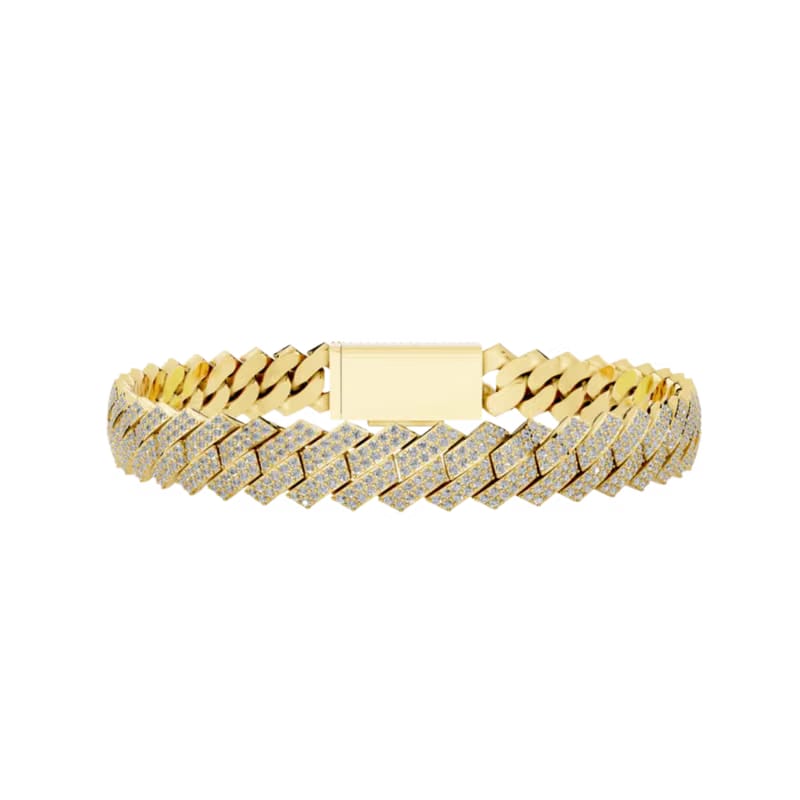 8MM ELEVATED HAVANA LINK GOLD
