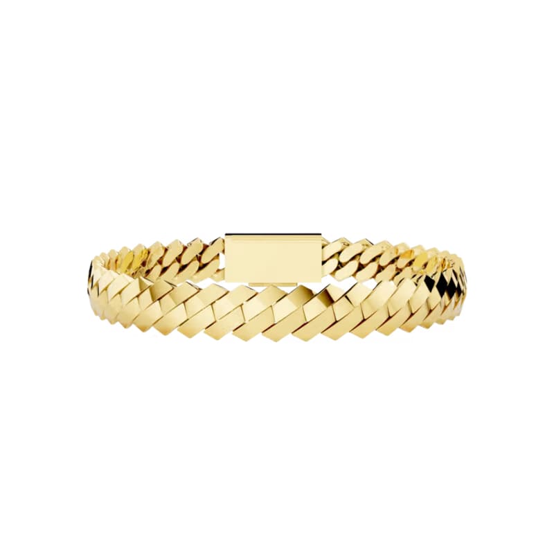8MM SOLID ELEVATED HAVANA GOLD
