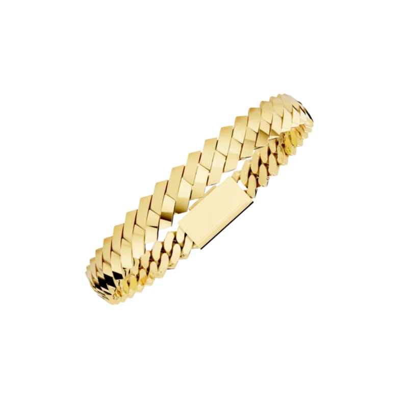 8MM SOLID ELEVATED HAVANA GOLD
