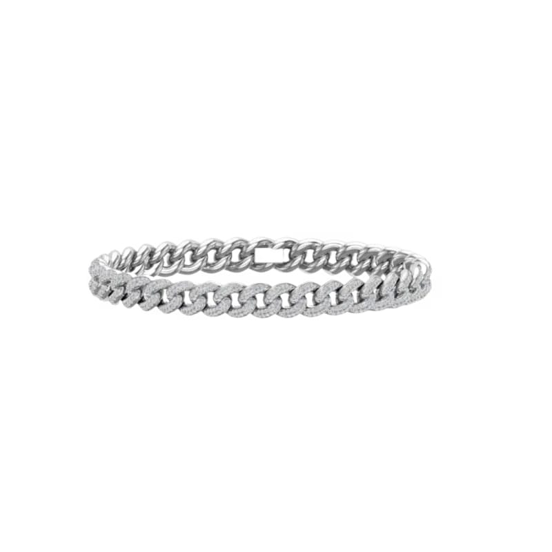 9MM HAVANA LINK SILVER
