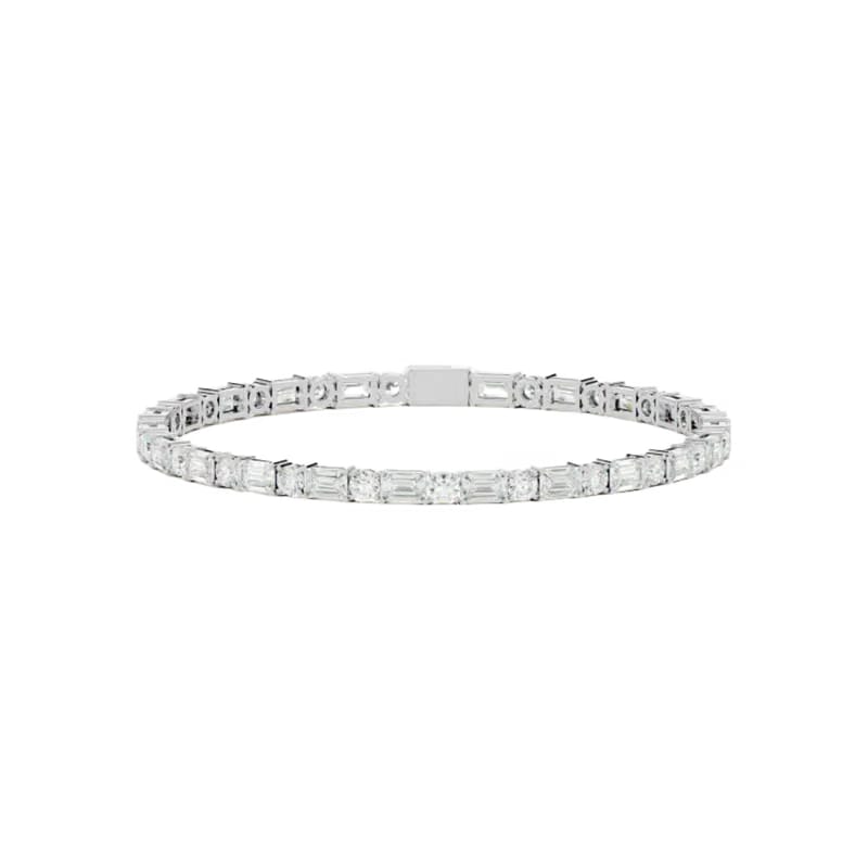 STEPPED COURT BRACELET SILVER