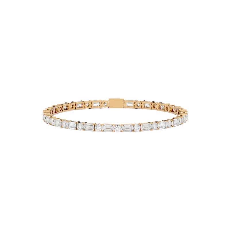 STEPPED COURT BRACELET GOLD