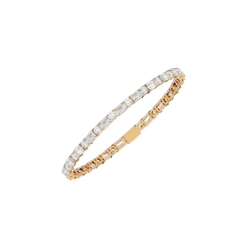 STEPPED COURT BRACELET GOLD