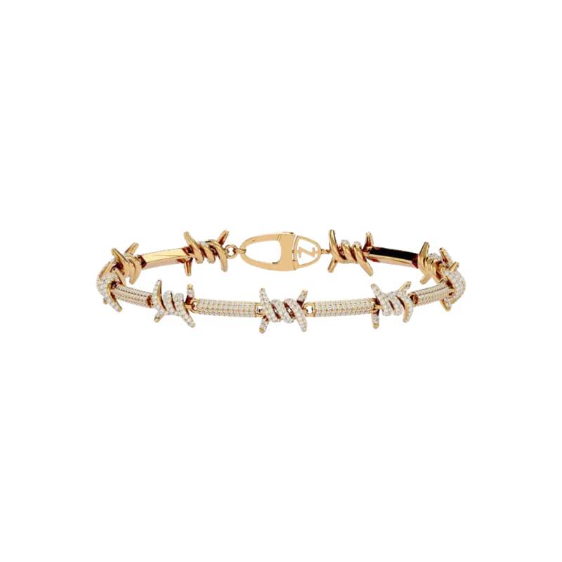 THORN LINK BRACELET GOLD