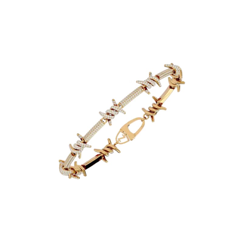 THORN LINK BRACELET GOLD