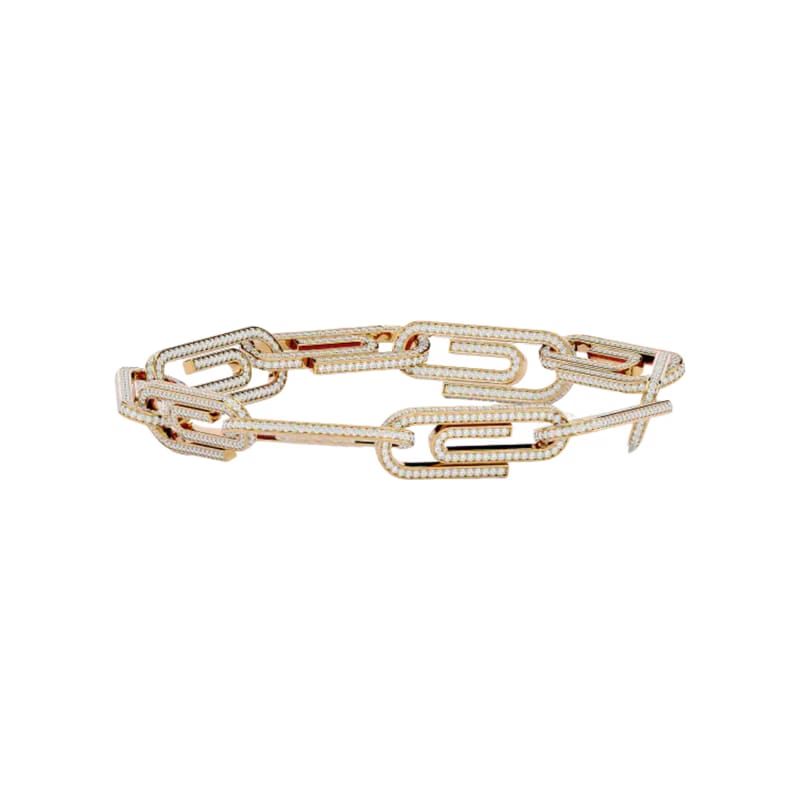 ELONGATED LINK BRACELET GOLD