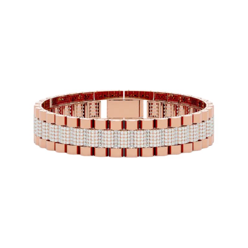 EXECUTIVE LINK BRACELET ROSE GOLD
