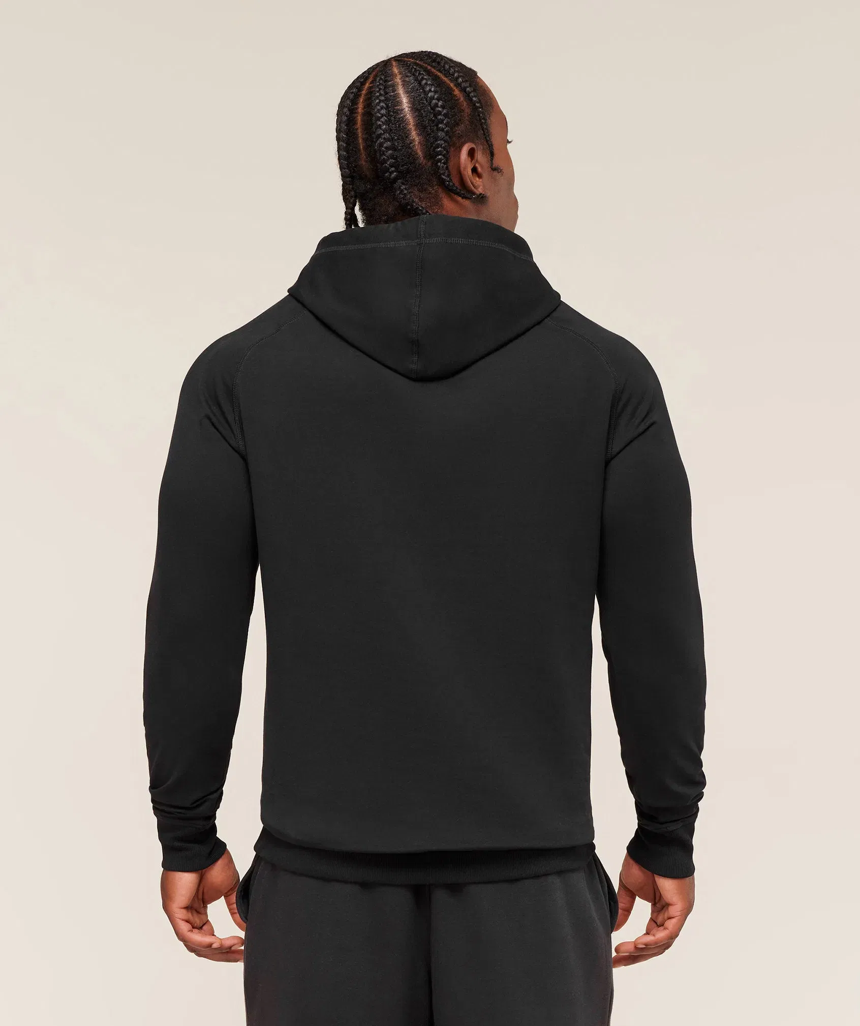 Gymshark Prime Hoodie slim fit Black/Brand Blue