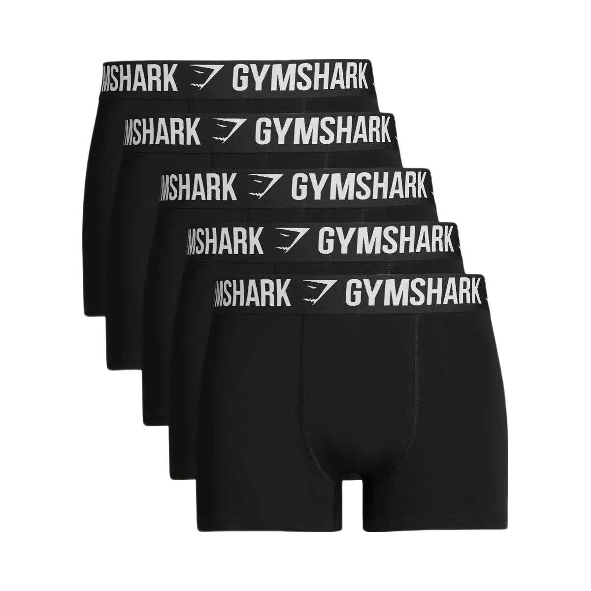 Gymshark Boxer Brief 5Pk Black