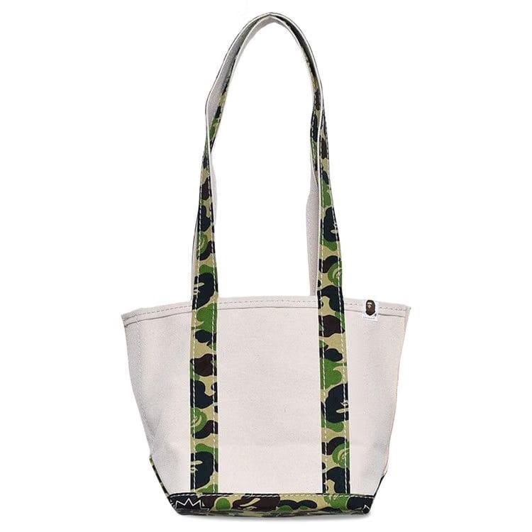 Saint Michael x BAPE Small Tote Bag White/Camo