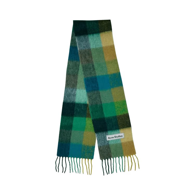 Acne Studios Scarf Jade Green/Yellow