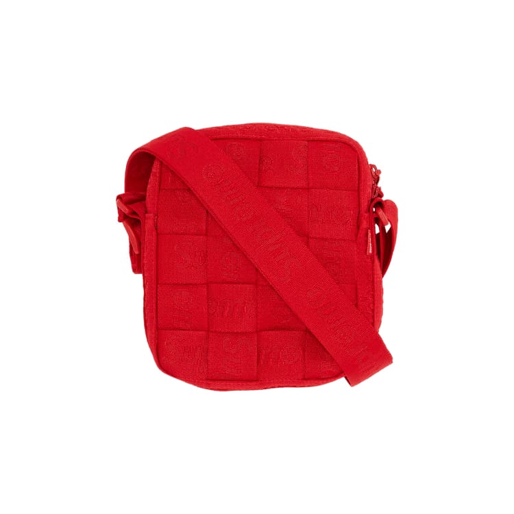 Supreme Woven Shoulder Bag Red