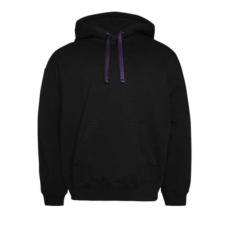 Lanvin Curb Lace Hoodie Black