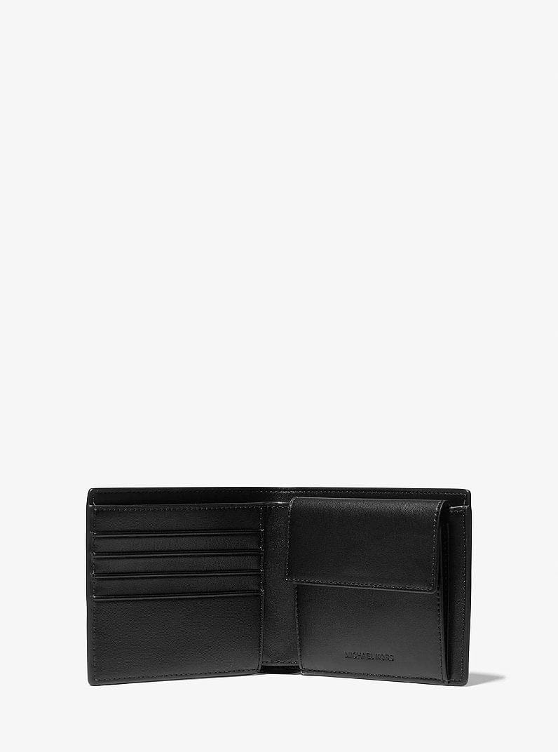 Michael Kors Cooper Logo Billfold Wallet With Coin Pouch Bright White