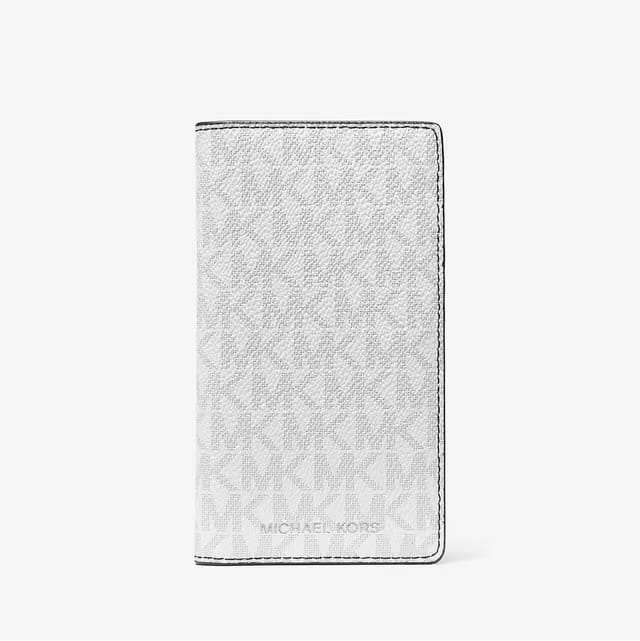 Michael Kors Cooper Large Logo Bi-Fold Card Case Bright White